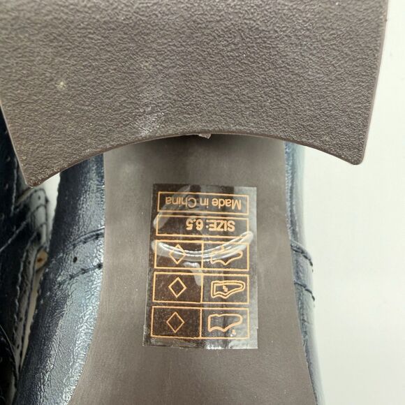 But Another Innocent Tale Shoes Womens 6.5 Blue Strap Heels Anthropologie BAIT - Picture 9 of 9